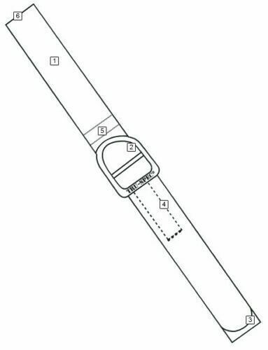 TRU-SPEC 24-7 2-PLY TACTICAL RANGE BELT GSA/TAA 4092003 SIZE SMALL COLOR COYOTE - Picture 4 of 4