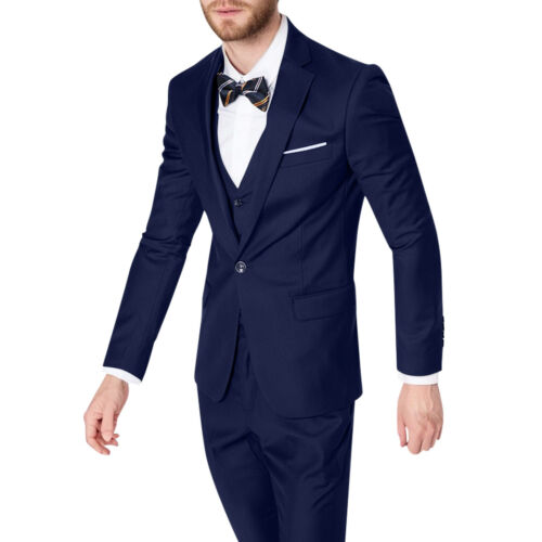 Men Elegant Suits For Wedding 2 Pieces 2 Set Jackets Vest Pants Luxury Classic - Picture 56 of 58