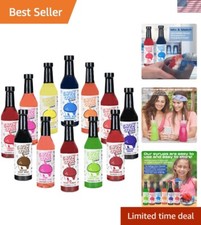Refreshing 12.7oz Snow Cone Syrup Variety Pack - Includes Orange, Cherry & More