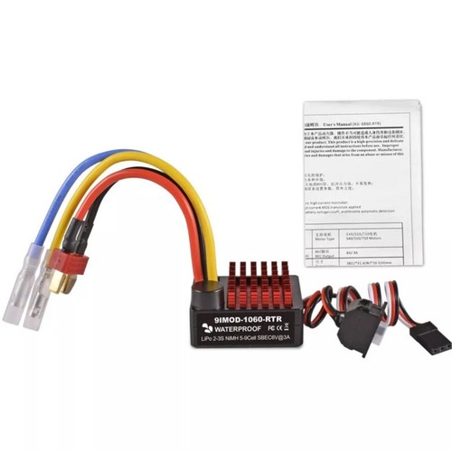 9IMOD 1060 RTR 60A Brushed ESC - Waterproof for 1/10 RC Car Motors - Picture 5 of 12