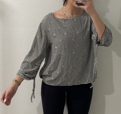 Damen Nanette Lepone schwarz weiß gestreift Small S - Bild 8 von 8