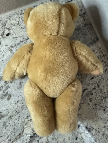 VTG Heavy Midwest Imports Cannon Falls Beige Plush Jointed Teddy Bear Pose 13” - Picture 9 of 11