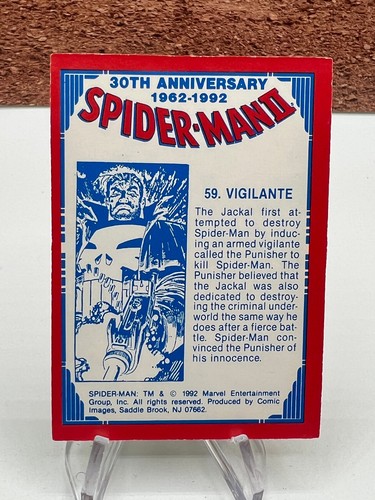 1992 Comic Images Spider-Man II: 30th Anniversary 1962-1992 #59 Vigilante - - Bild 2 von 2