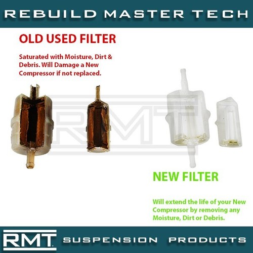 Air Suspension Compressor air Filter For Audi S8 (D3/4E) 2002-2009 - Picture 4 of 7