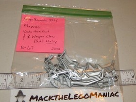 Lego Bionicle 8954 Mazeka Voodoo Hook Part & 3 Weapon Claw Parts Only