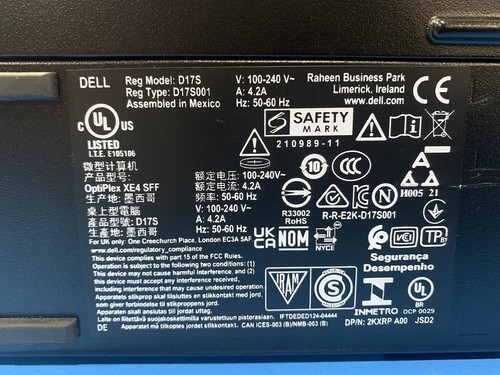 Dell XE4 SFF Core i7-12700 2.10GHz 32GB DDR4 Intel Graphics NO HDD NO OS - Bild 6 von 6