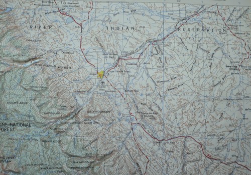 LANDER Wyoming | *1955* 3D Topographic Map US Army Engineers Pre 'Hubbard' - Picture 5 of 7
