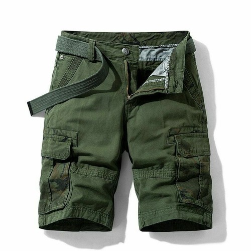 Men Jogger Military Cargo Shorts Tactical Men Casual Loose Shorts 4 Color Summer - Picture 3 of 24