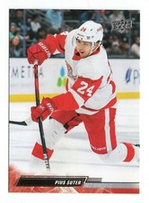 Pius Suter 67 2022-23 Upper Deck Detroit Red Wings Card