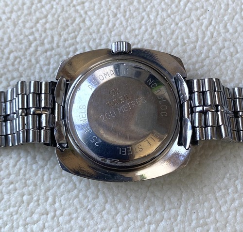 Breil Okay SUB 200M Skin Diver Watch Automatic 25 Jewels Swiss Ok Black 40mm - Picture 10 of 12
