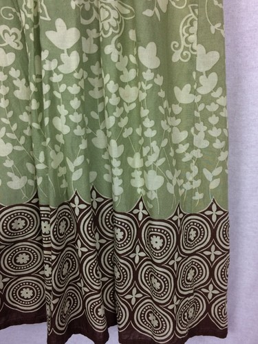 Faith Passion Dress Cotton Sleeveless Geometric Floral Print Empire Waist Size 6 - Picture 3 of 9
