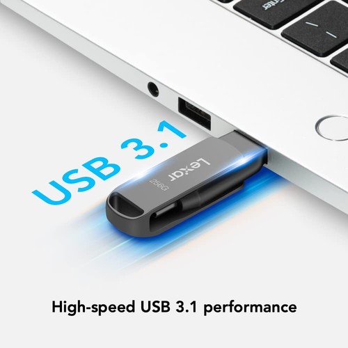 Lexar 128Gb Jumpdrive Dual Drive D400 Usb 3.2 Type-c & Type-a Flash Dr Personal - Picture 5 of 8