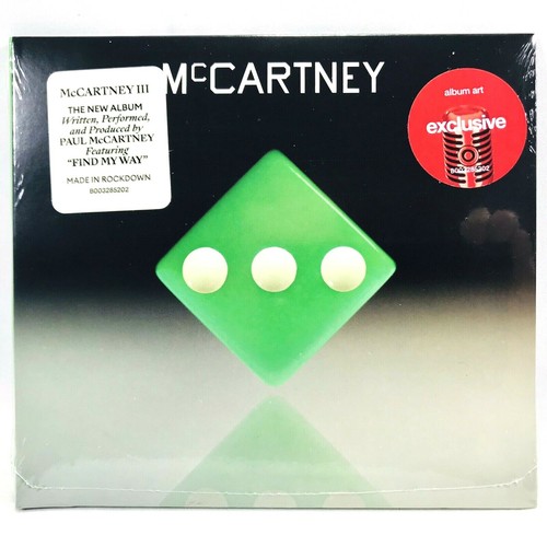 Paul McCartney III (2020) - Green Cover Alternative Limited Edition Music CD - Picture 1 of 4