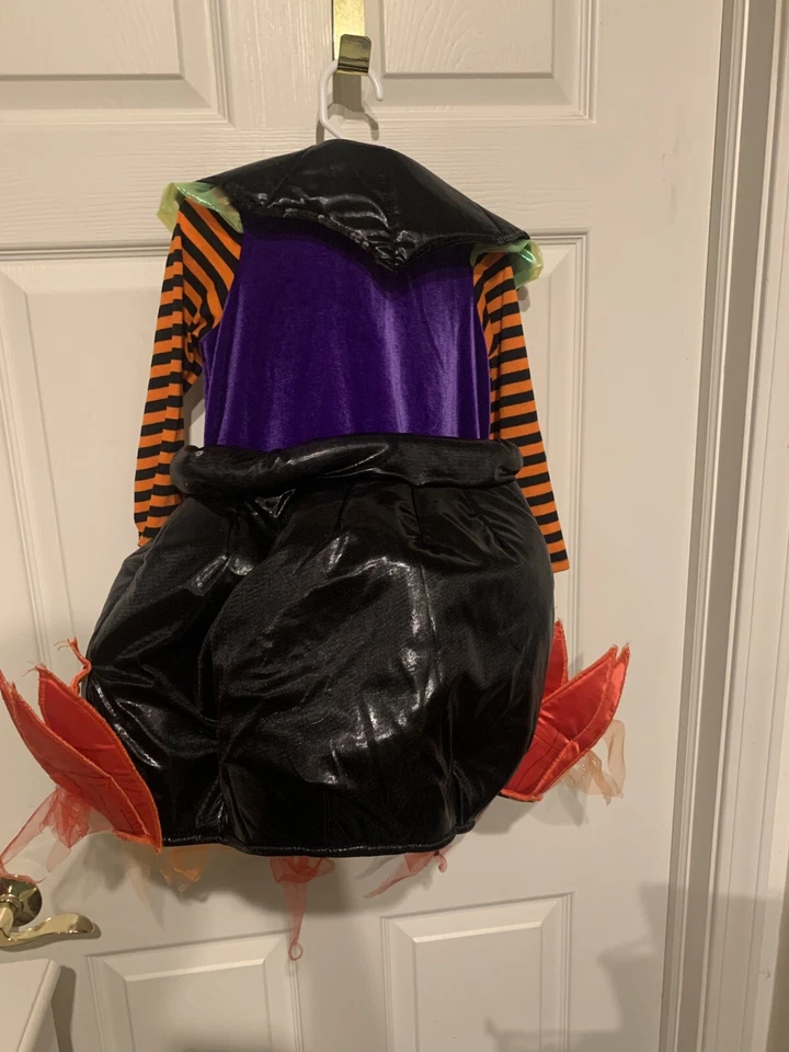 Disfraz de bruja caldero princesa paraíso niño talla XS body solamente Foto 4 de 4