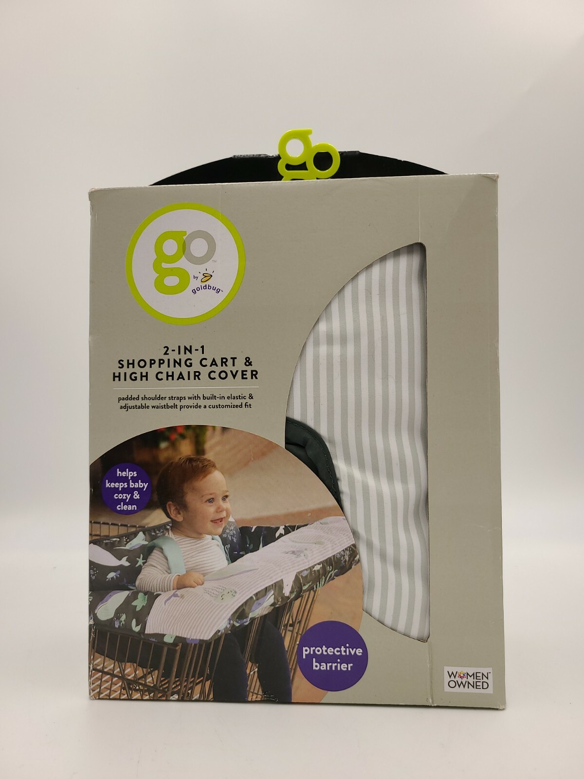 Go By Goldbug 2 In 1 Shopping Cart & High Chair Cover Aquatic Theme