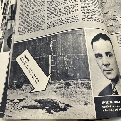 Vtg Confidential Detective Cases Magazine The Nude in the Graveyard Feb 1942 ads - Picture 15 of 19