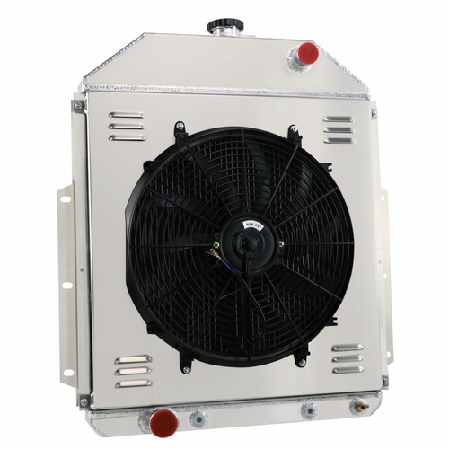 Cubierta De Ventilador De Radiador De Aluminio Para Ford Pickup 1942-1952 – Con Ventilador De 16″
