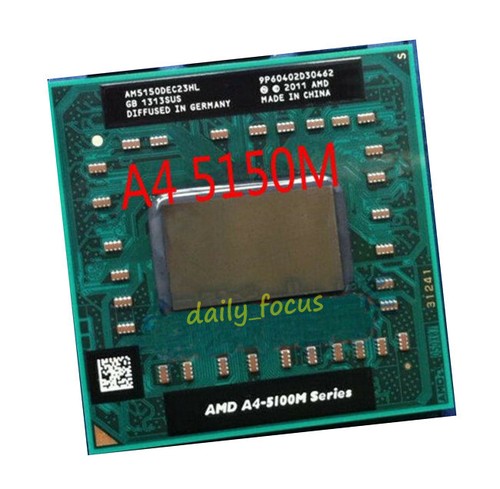 AMD A4-5150M AM5150DEC23HL Mobile APU Socket FS1 722pin 2.7Ghz CPU Processor - Picture 3 of 3