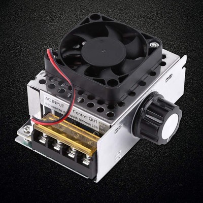 4000W AC 220V SCR Motor Drehzahlregelung Modul Voltage Regulator Spannungsregler