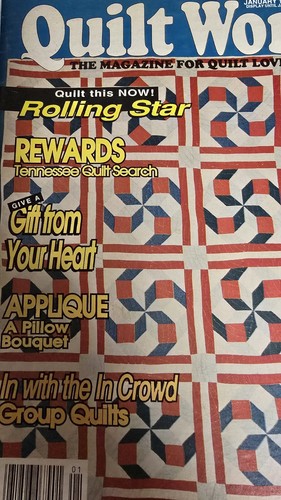 Quilt WORLD MAGAZINE January 1989 - Picture 1 of 3