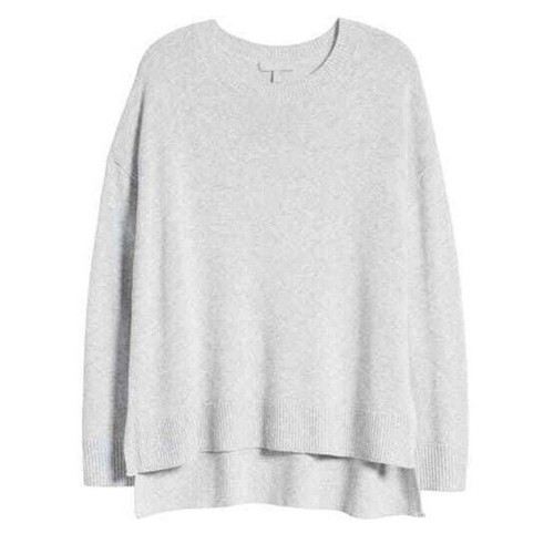 Pullover Chelsea 28 High/Low Rundhals Grau M - Bild 5 von 10