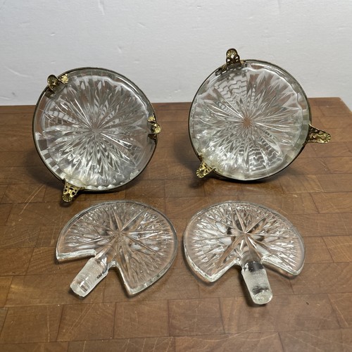 Juego De Colección Dos Botellas De Perfume Ancla Hocking Tapones Soportes Decorativos Orig. - Imagen 7 de 9