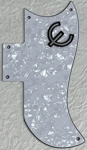 New Great-For Gibson SG ‘61 Reissue & E Logo Style Guitar Pickguard White Pearl