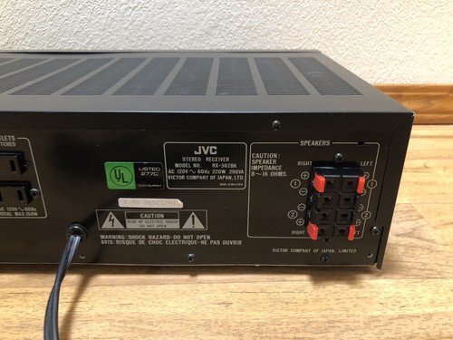 JVC RX-302BK Receiver Digital Synthesizer AM/FM Hi-Fi Stereo Black - Picture 7 of 9