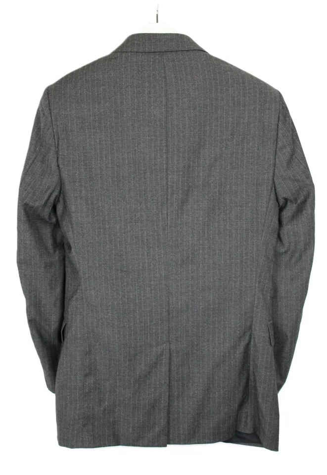 Blazer Strellson Bailey-Manhattan para hombre (UE) 50 lana a rayas de un solo pecho Foto 4 de 4