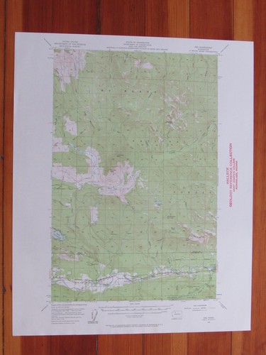 Oso Washington 1958 Original Vintage USGS Topo Map - 第 1/1 張圖片