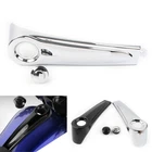 Dash Panel+Gas Tank Cap Cover For Harley Road Street Electra Glide FLHT FLHTCU