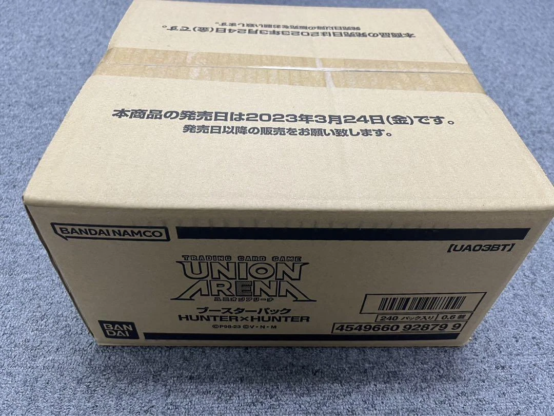 Union Arena TCG Hunter x Hunter 1 Carton Case 12 Booster Boxes