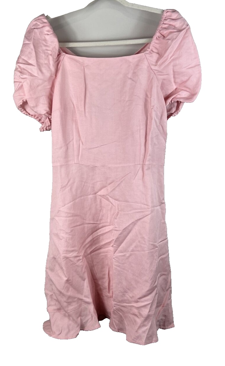 pink milkmaid mini dress Cutest Milkmaid Mini Dress Pink