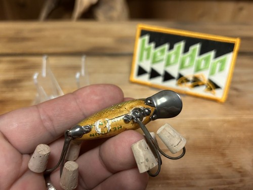 Vintage Heddon Punkinseed 730 SHA Shad 1940's Wooden Fishing Lure - Picture 6 of 7