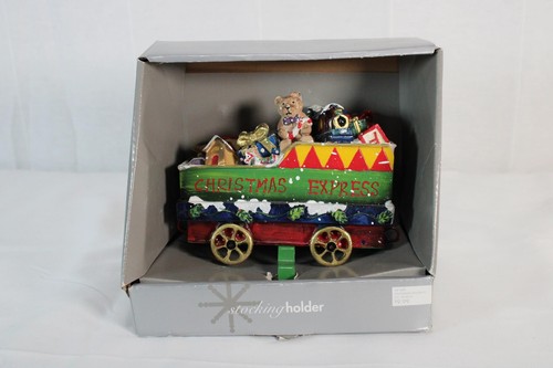 Target 2004 Holiday Christmas Express Train Stocking Holder Hanger Toy Car NEW - Picture 2 of 10