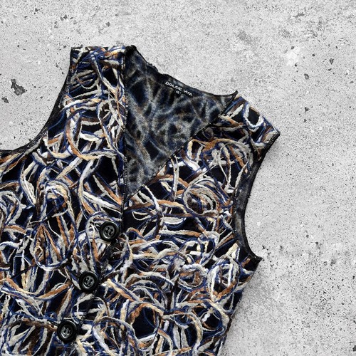 Gilet Dolce Vita vintage da donna premium raro - Foto 5 di 9