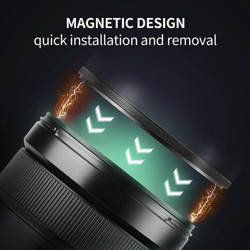 K&F Concept 49-82mm Magnetic Black Diffusion 1/8 Mist Cinematic Effect Filter - Picture 40 of 90