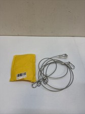 Portable and Lightweight Wire Rope Security Cables Set of Three Pieces