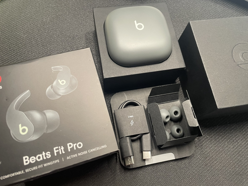NEW Original Beats Fit Pro Wireless Earbuds by Apple Gray A2578- In Retail Box - Picture 2 of 6