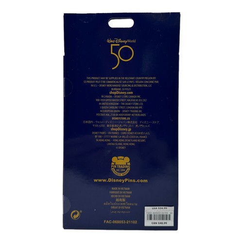 WDW Disney 50th Anniversary 11 Piece Lot Starter Trader Pin Lanyard Iridescent - Picture 9 of 12