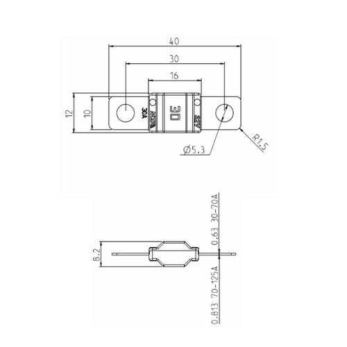 30A - 125A MIDI Sicherung Midi Sicherungshalter KFZ SET MTA Qualitätsware Fuse - Bild 56 von 62