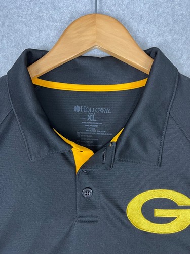 Grambling State University Tigers Polo Shirt Mens Xl Black Gold HBCU Casual - Picture 4 of 8