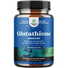 Best Glutathione Supplement -Natural Skin Whitening Anti-Aging Benefits Reduced