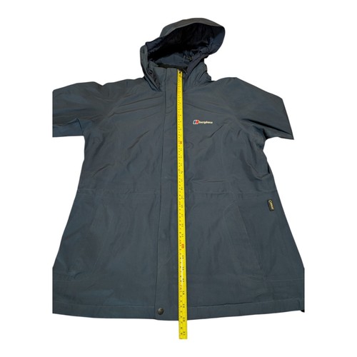 Berghaus Jacket Womens Uk 14 Blue Goretex Performance Shell Hooded Rain Coat - Picture 6 of 10