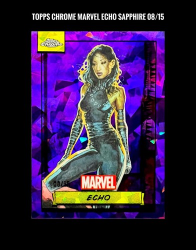 Topps Chrome Marvel Echo Sapphire 08/15