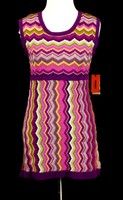 316 Missoni Target Girl Chervon Zig Zag Tunic Sweater Purple Passione Top Xl 316 Missoni Target Girl Chervon Zig Zag Tunic Sweater Purple Passione Top Xl
