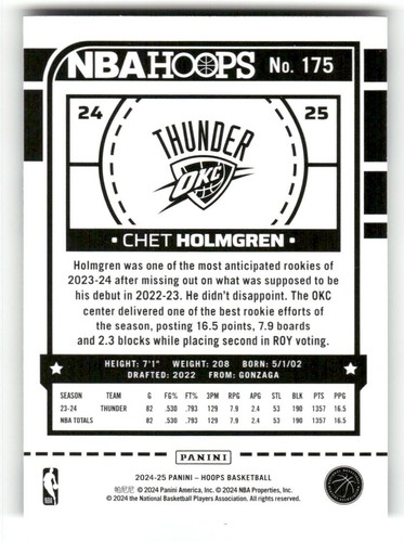 2024-25 NBA Hoops Rookies & Tribute *You Pick* #151-300 - Picture 41 of 263