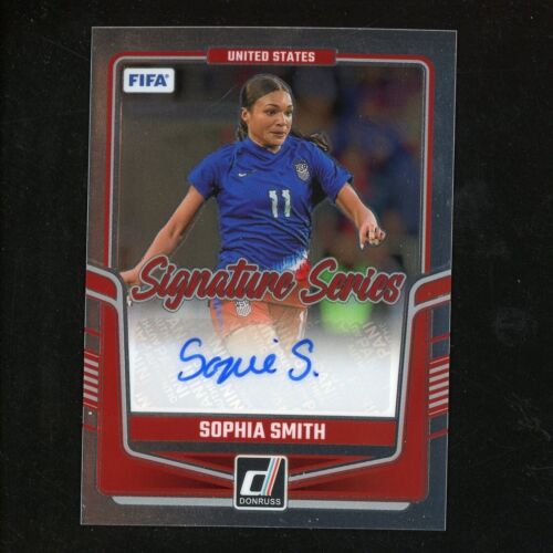2024-25 Panini Donruss Sophia Smith Signature Series Auto USA 53121