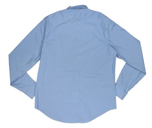 Calvin Klein Infinite Color Geo Print Long Sleeve Button Down Shirt L NWT Blue - Picture 2 of 2