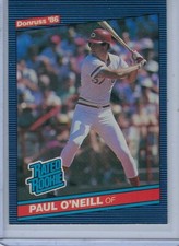 PAUL O'NEILL ROOKIE 1986 DONRUSS #37 REDS YANKEES